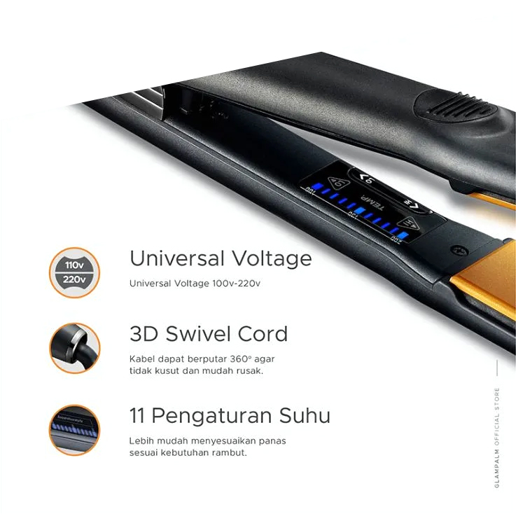 Glampalm Hair Straightner - GP313AL